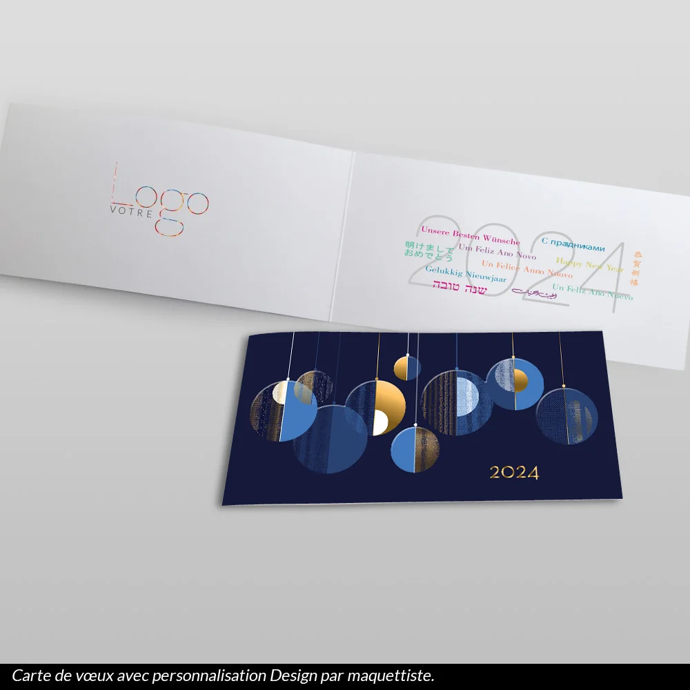 carte de voeux 2024 Cercles
