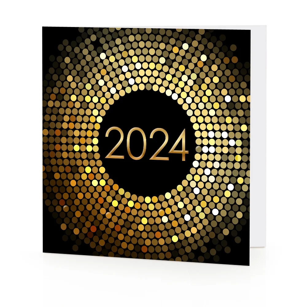 Carte de voeux 2024 Lumineuse