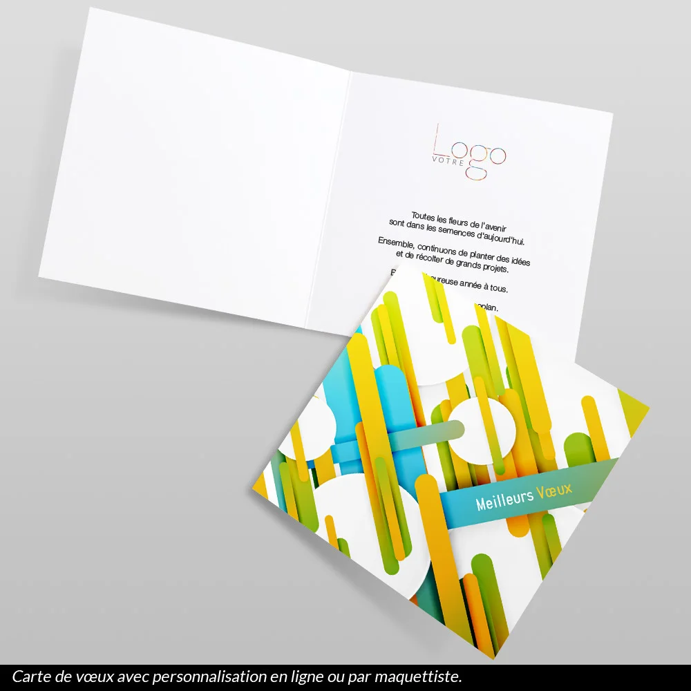 Carte de voeux 2024 Lignes