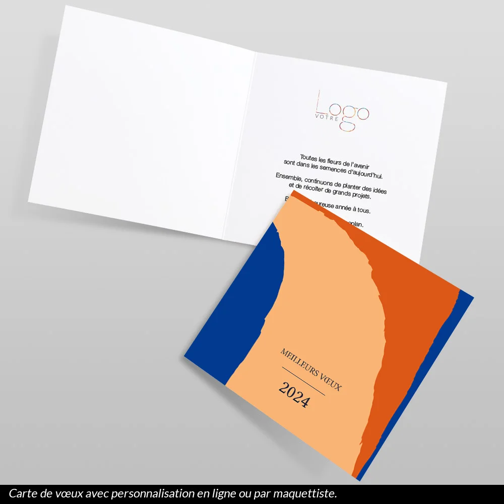 Carte de voeux 2024 Courbe