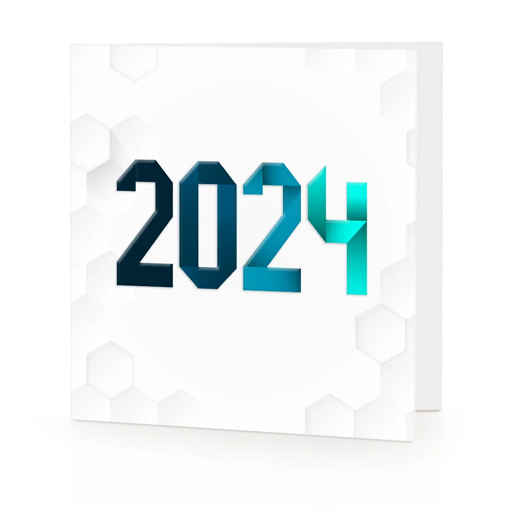 Carte de voeux 2024 Alvéole