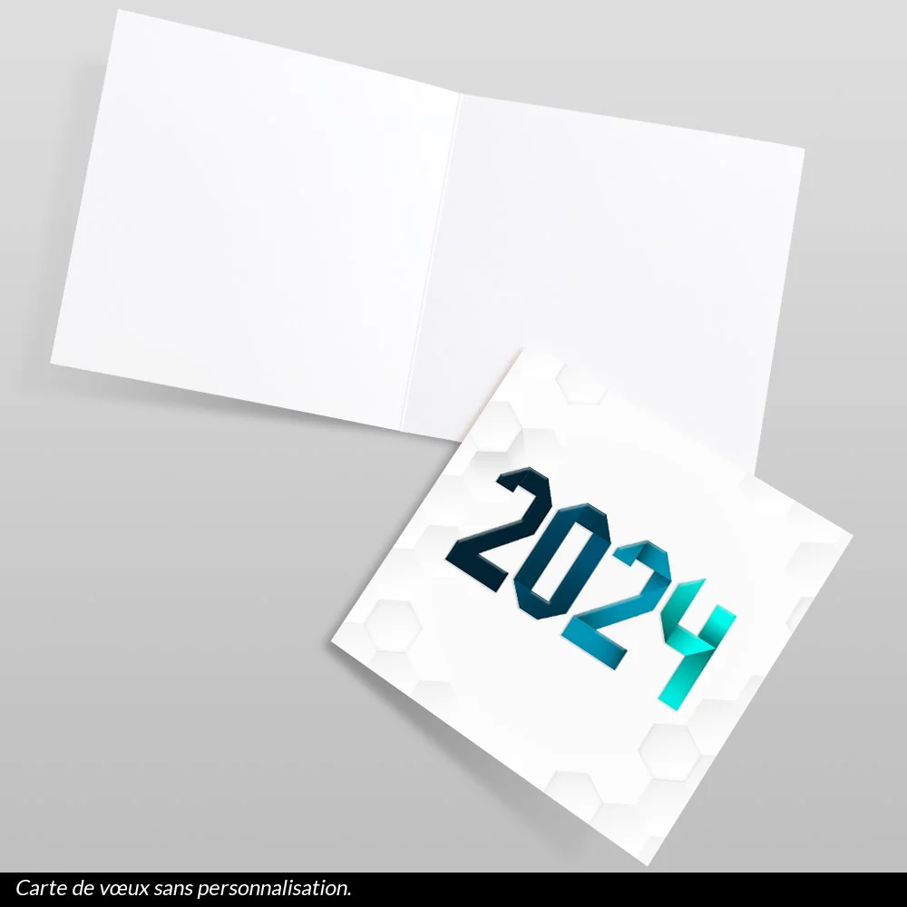 Carte de voeux 2024 Alvéole