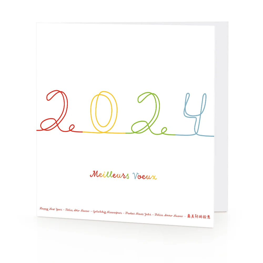 Carte de voeux 2024 Tracé