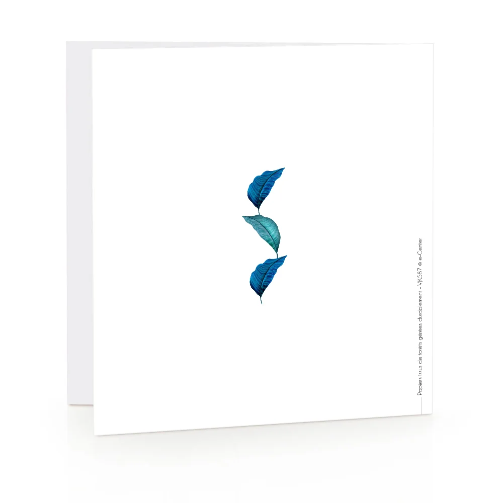 Carte de voeux 2024 Feuilles