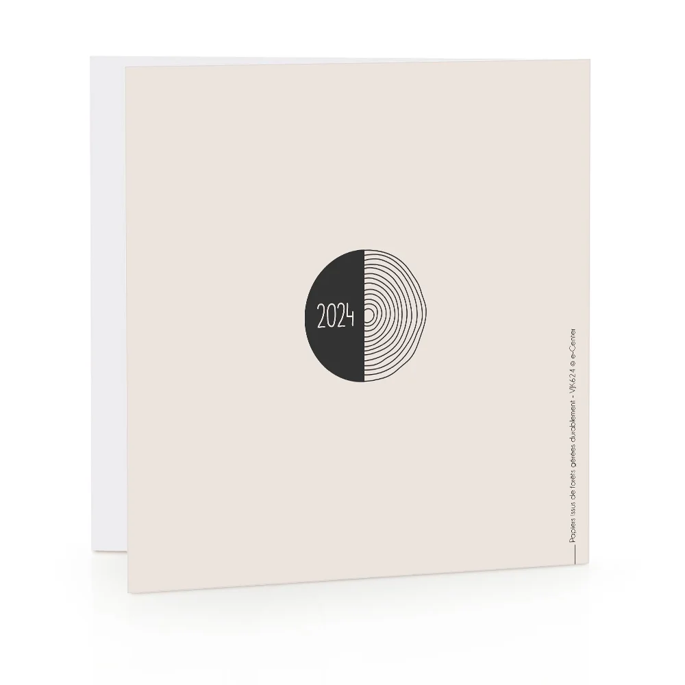 Carte de voeux 2024 Minimaliste 3