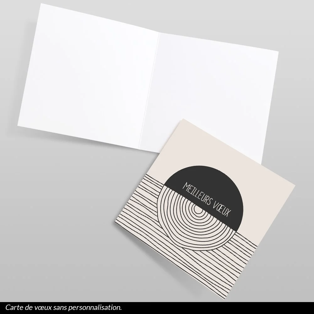 Carte de voeux 2024 Minimaliste 3
