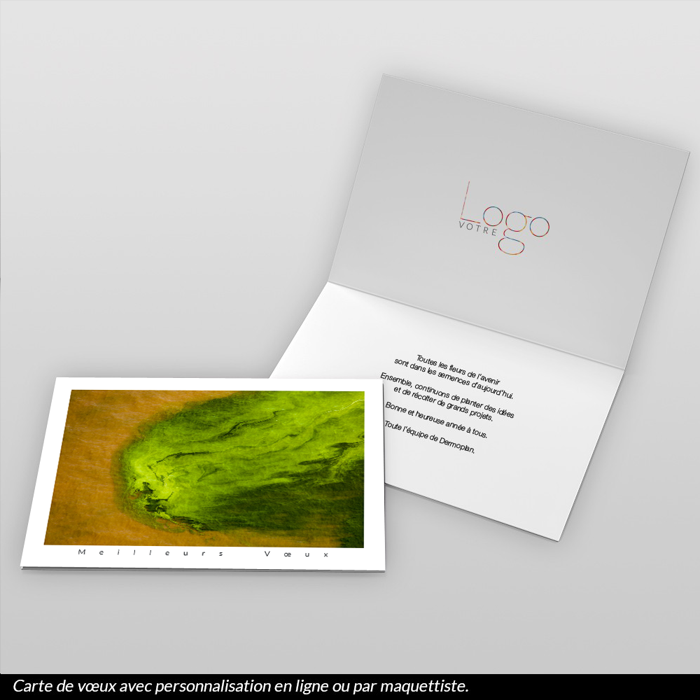 Carte de voeux 2024 - Algues, Lac Turkana
