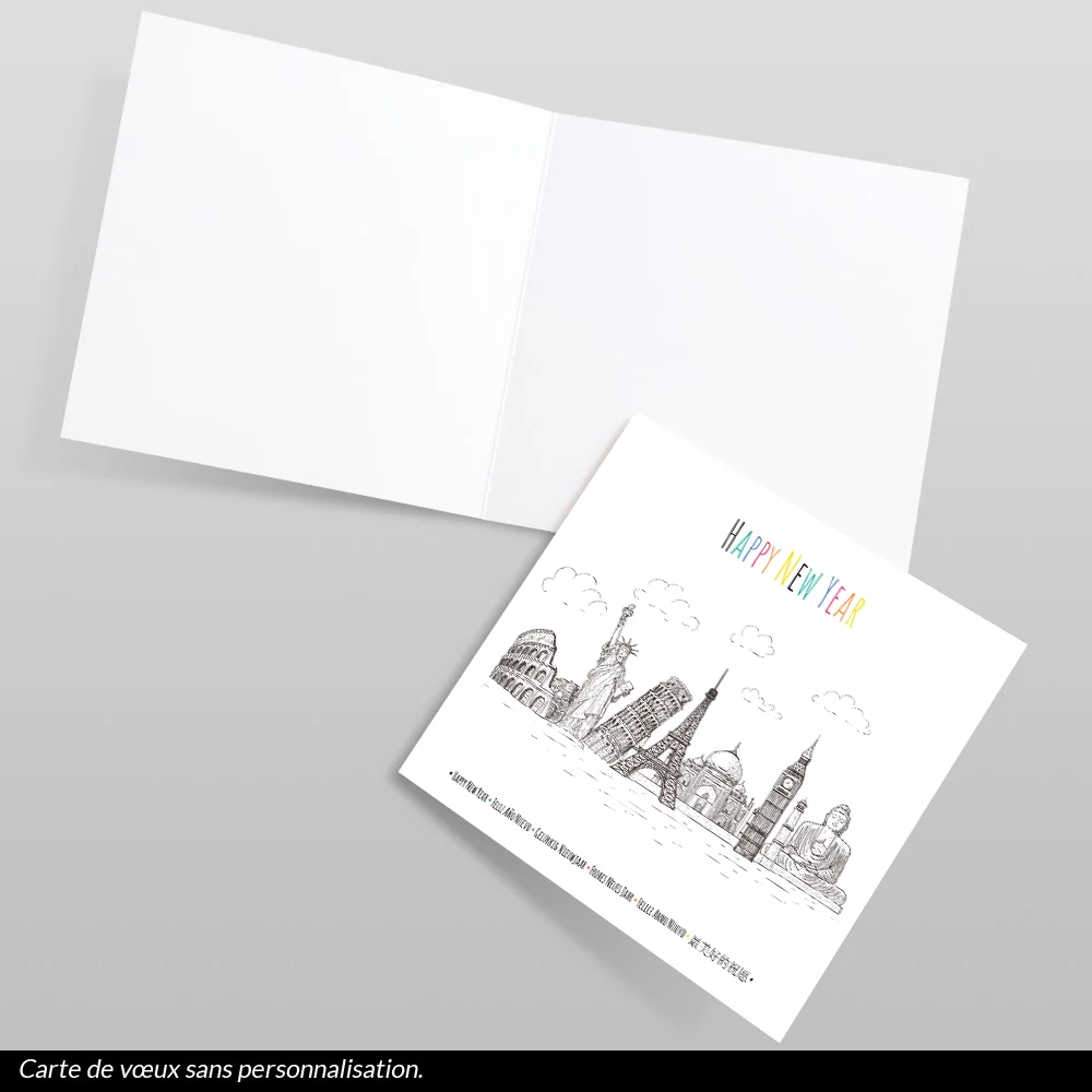 Carte de voeux 2024 Monuments