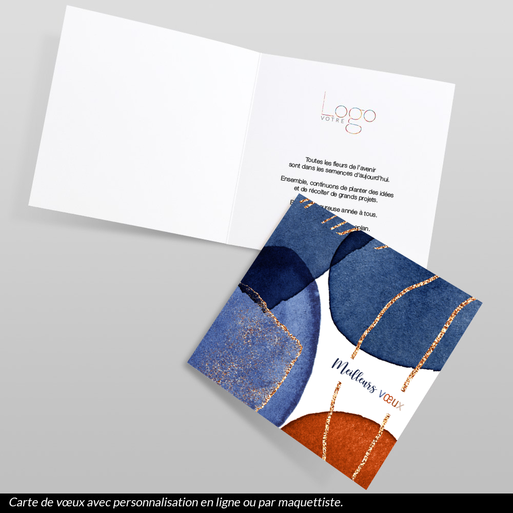 Carte de voeux 2024 Bulles