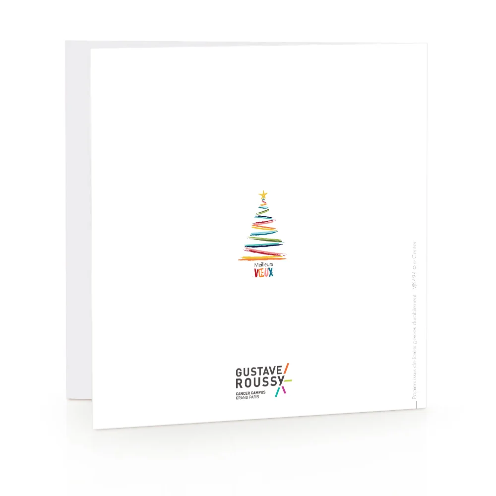 Carte de voeux 2024 - Sapin Mots