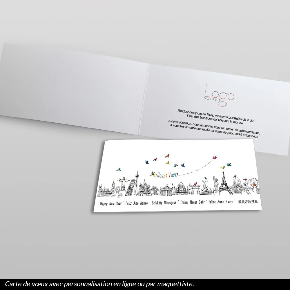 Carte de voeux 2024 - Les Oiseaux 