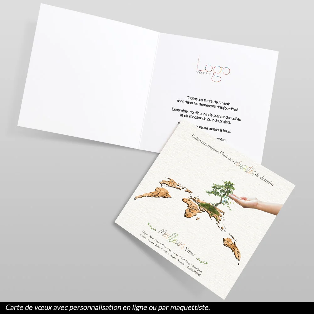 Carte de voeux 2024 - Cultiver