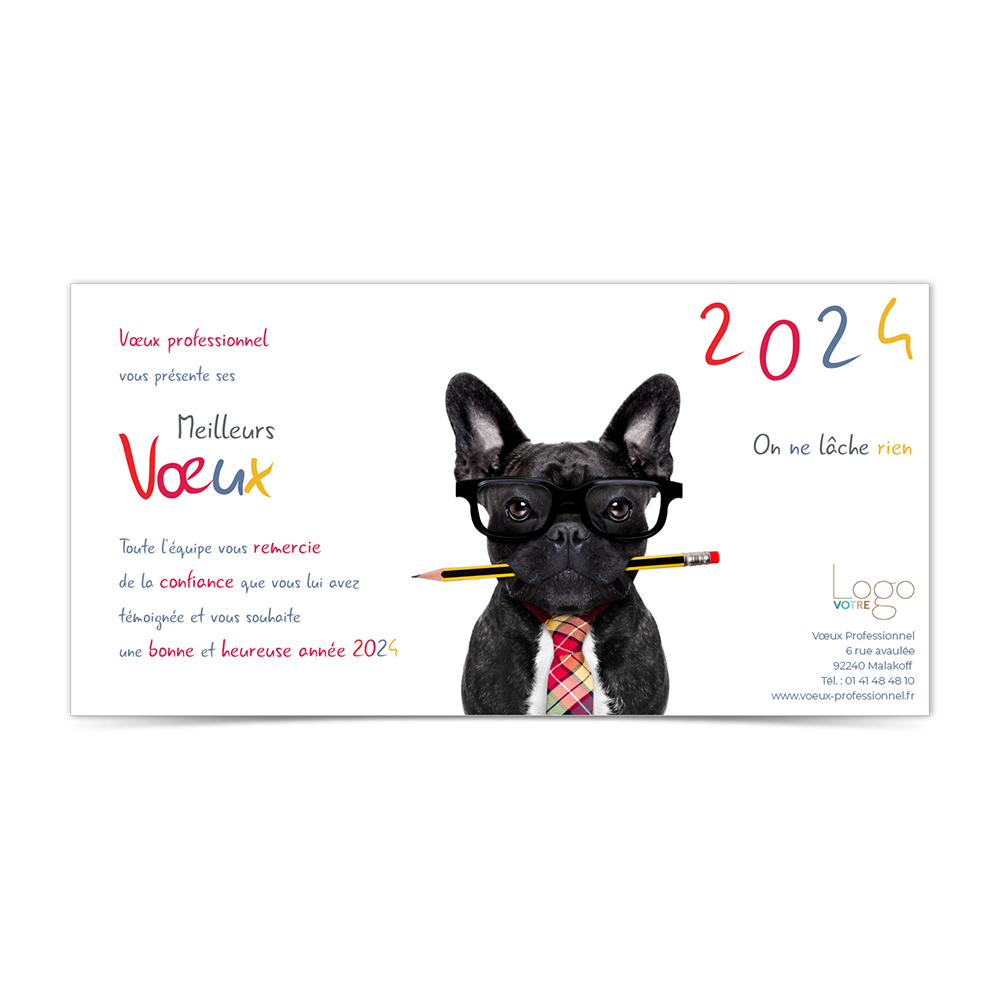 carte de voeux 2024 Statique -  Boss