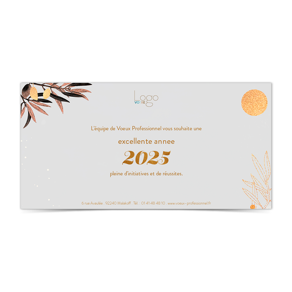 Carte de voeux 2025 - Féérie