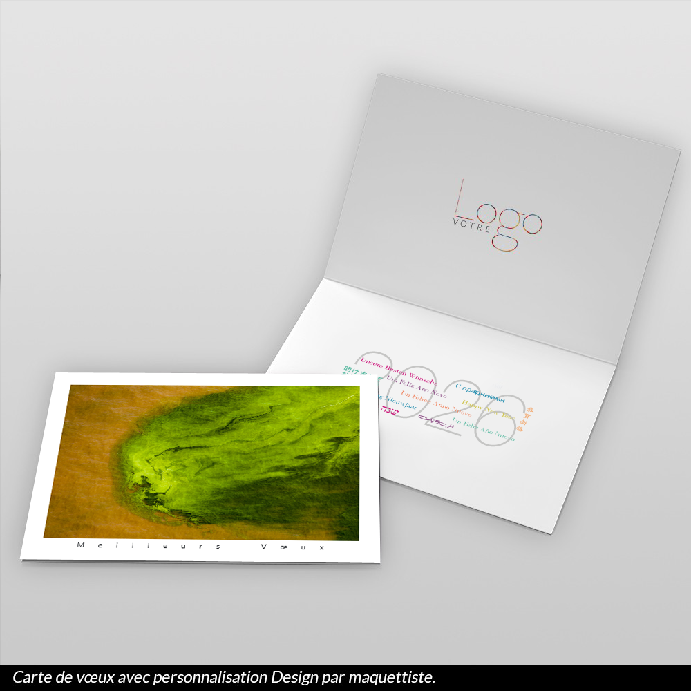 Carte de voeux 2026 - Algues, Lac Turkana