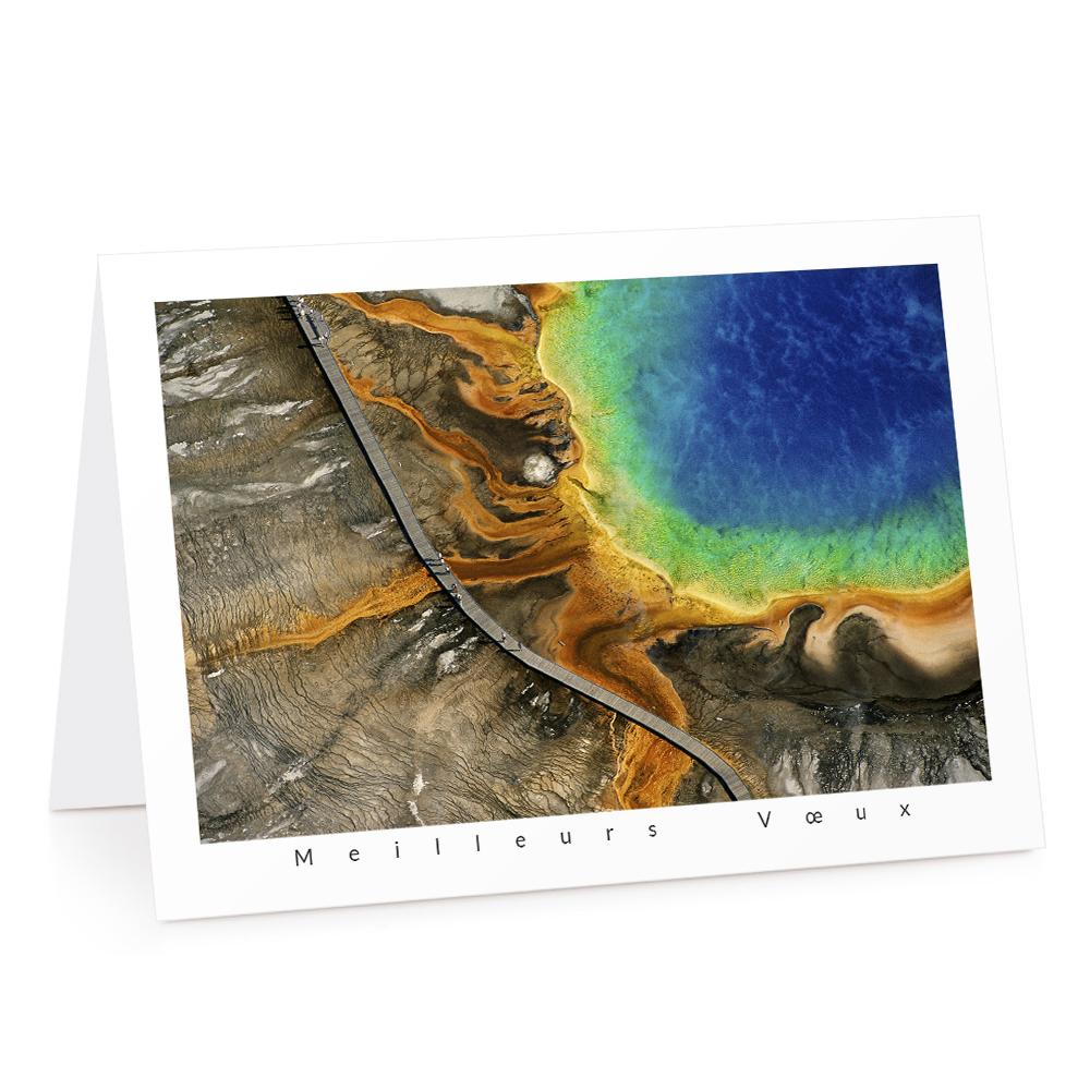 Carte de voeux 2026 - Source Chaude du Grand Prismatic