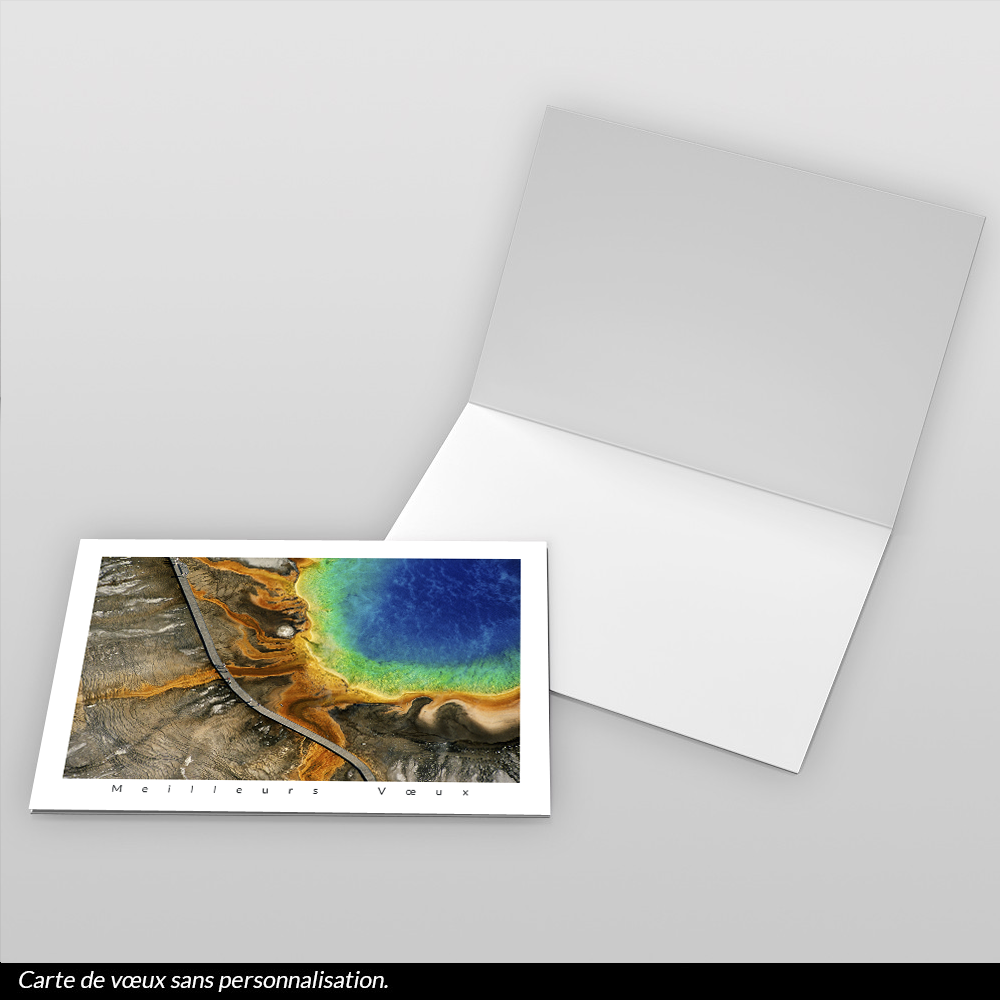 Carte de voeux 2026 - Source Chaude du Grand Prismatic