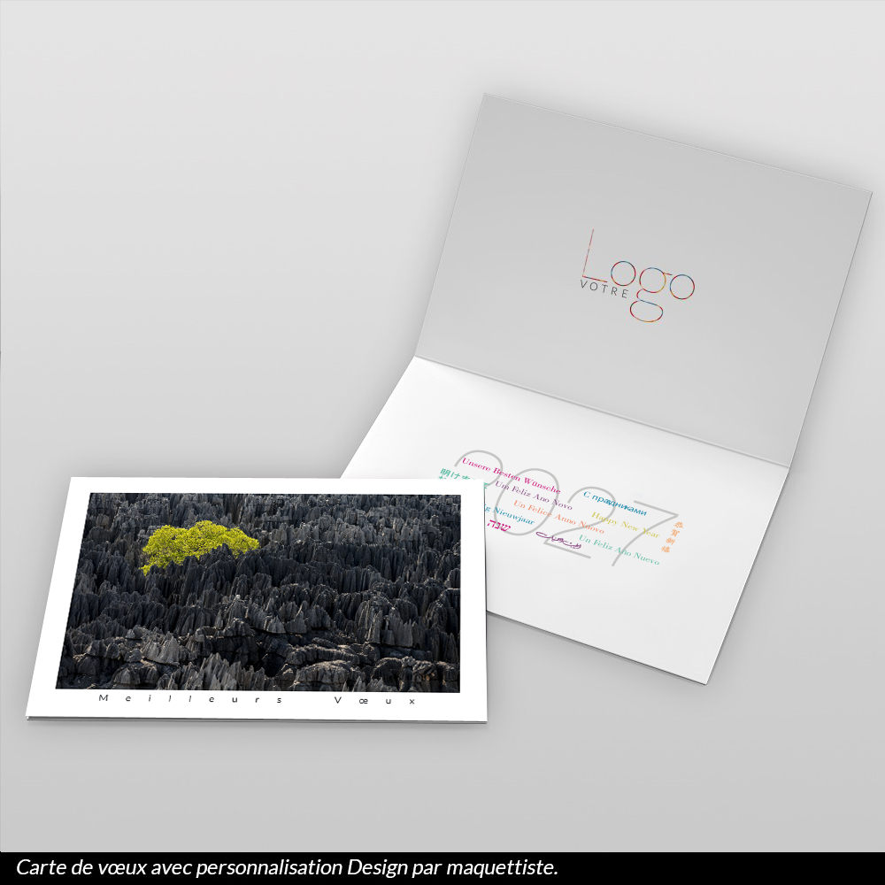 Carte de voeux 2026 - Tsingy de Bemaraha