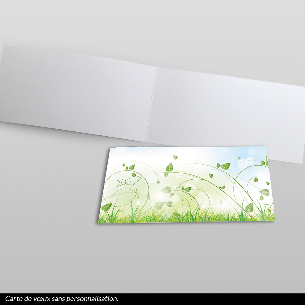 carte de voeux 2026 Prairie
